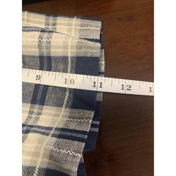 NWT Requirements Plaid Linen Short Sleeve Blazer Size 26W - Picture 6 of 8